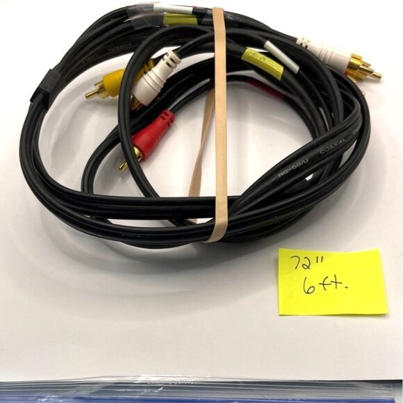 6 Ft RCA Audio/Video Cable 72e - Picture 3 of 3